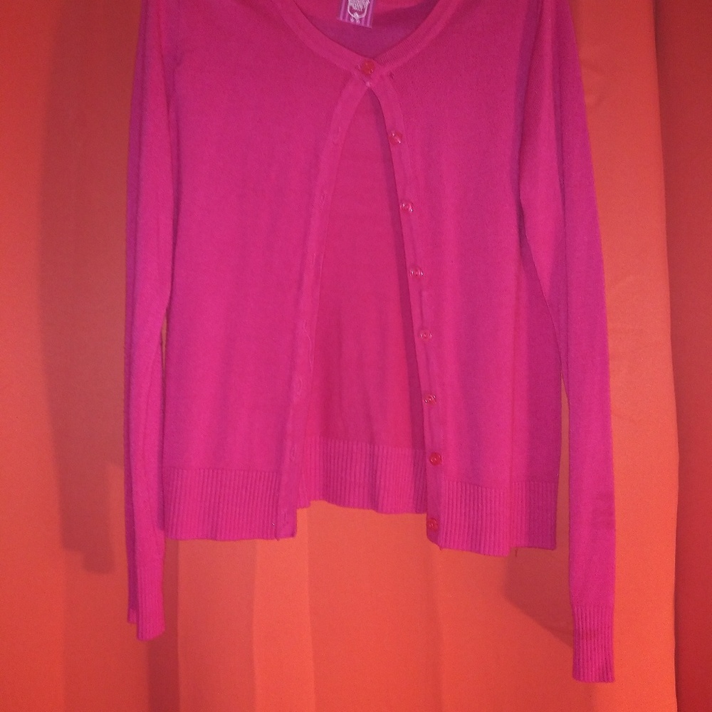 Beverly Hills princess button-down sweater